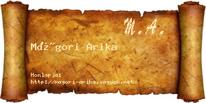 Mágori Arika névjegykártya